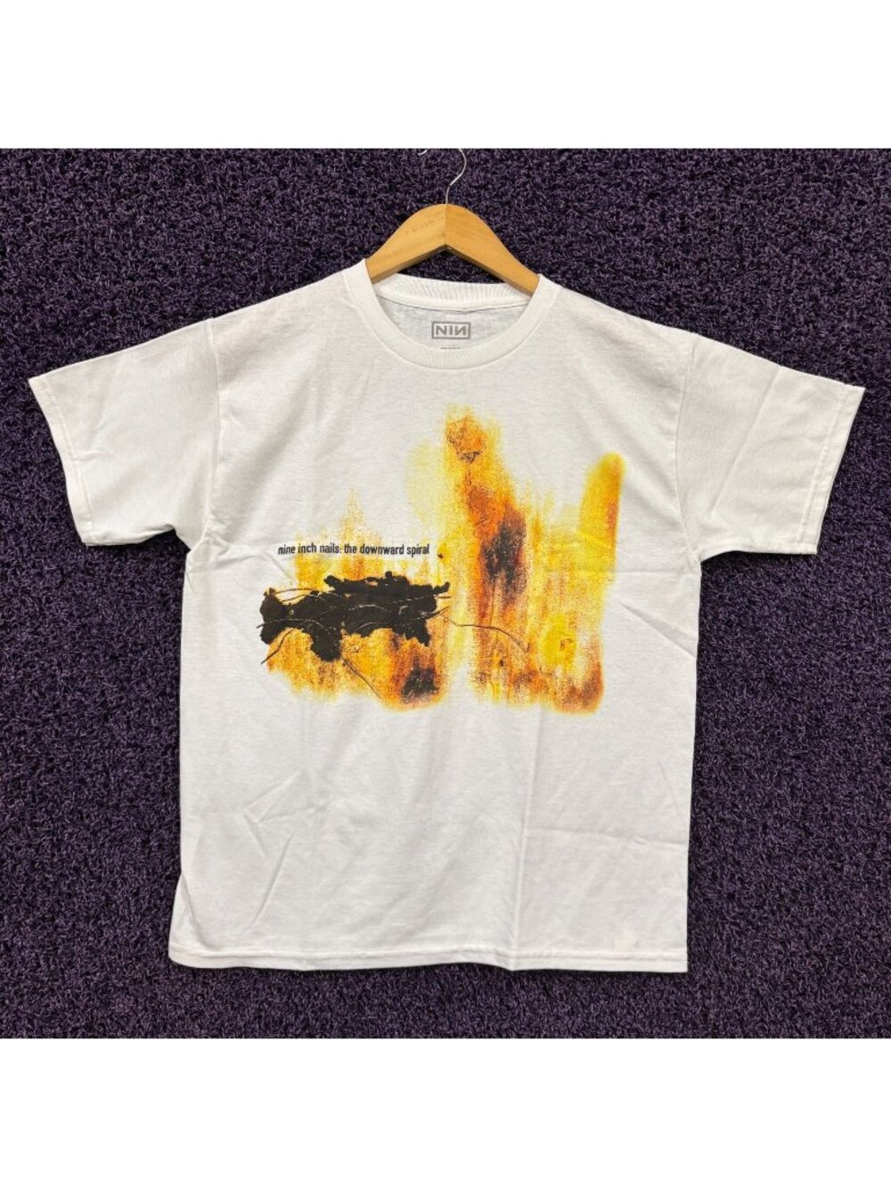 Nine Inch Nails Le Downward Spiral Album Oversize T-Shirt XS